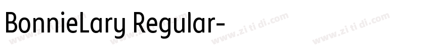 BonnieLary Regular字体转换